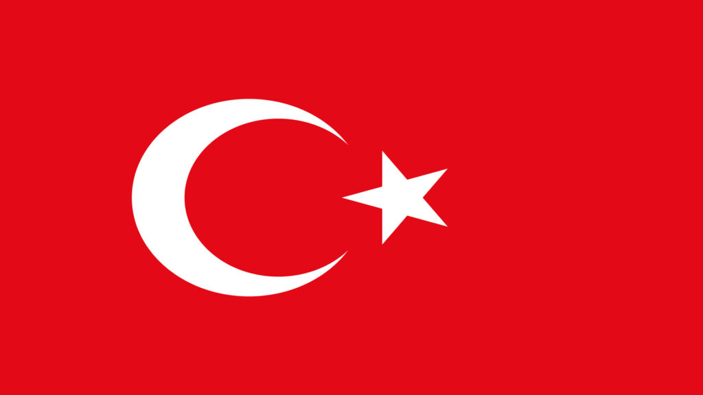 Turkey flag — Yasar Makine & Fil Filter home market